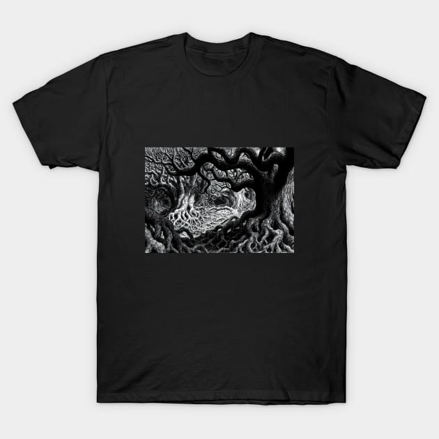 eclipse forest T-Shirt by theblack futur